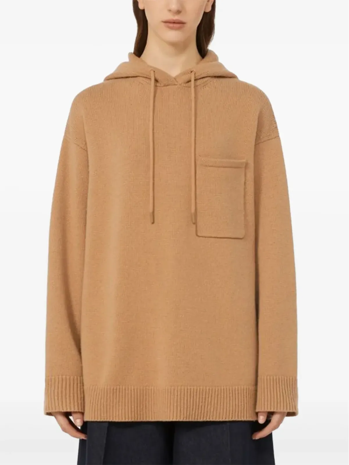 Max Mara フード付きポケットセーター - 画像3