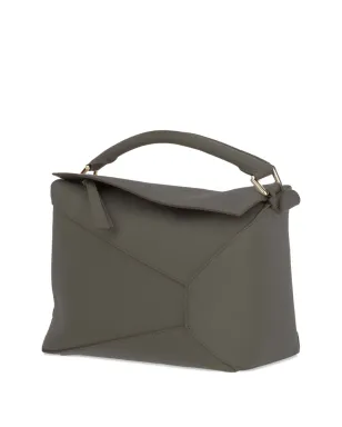 LOEWE ミニ エンボス ロゴ トップハンドル トートバッグ - グリーン - サムネイル5