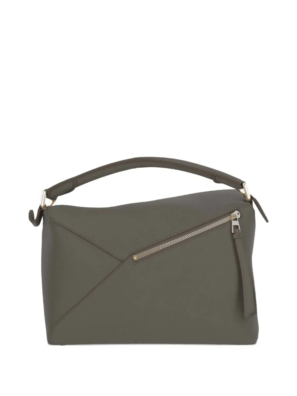 LOEWE ミニ エンボス ロゴ トップハンドル トートバッグ - グリーン - 画像3
