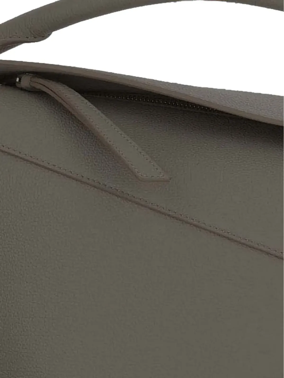 LOEWE ミニ エンボス ロゴ トップハンドル トートバッグ - グリーン - 画像4