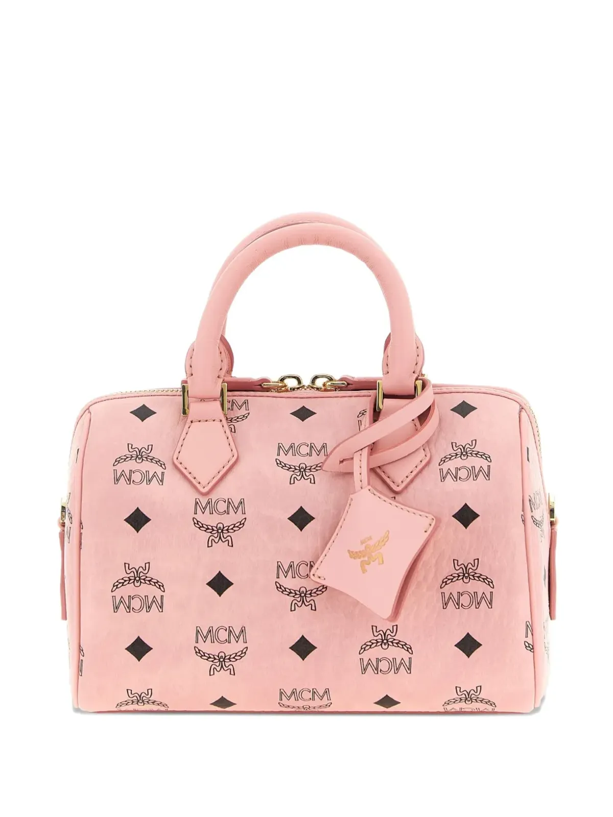 MCM Ellaモノグラム ボストン トートバッグ - 画像1