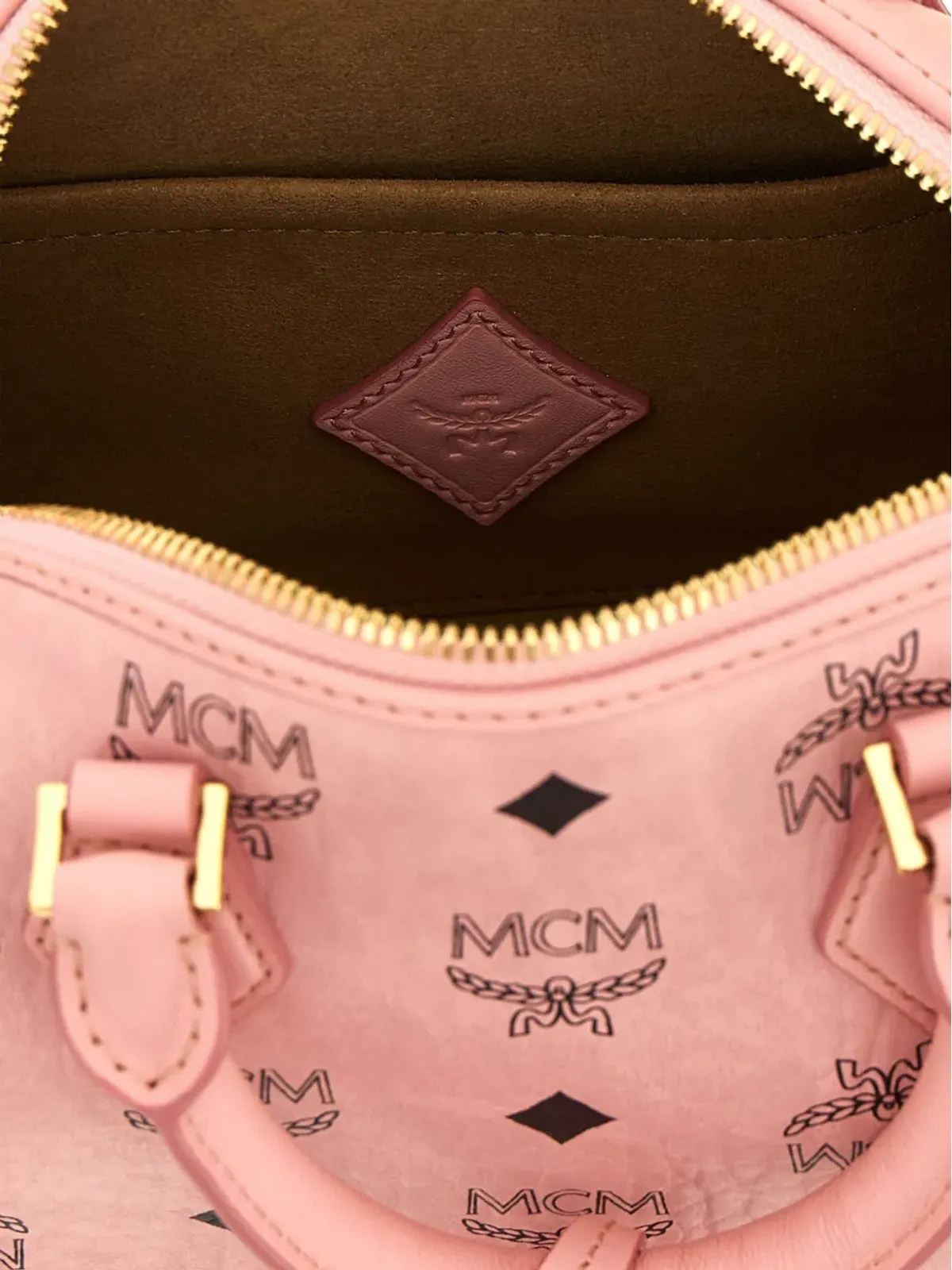 MCM Ellaモノグラム ボストン トートバッグ - 画像3