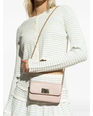 Furla ミニ1927 チェーンストラップ クロスボディバッグ ピンク - サムネイル2