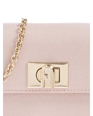Furla ミニ1927 チェーンストラップ クロスボディバッグ ピンク - サムネイル4