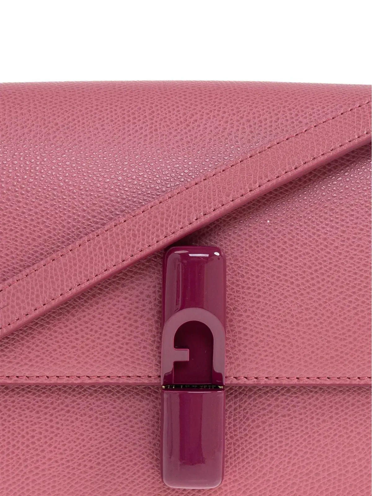 Furla Iride レザー フラップ開閉 ショルダーバッグ - 画像5