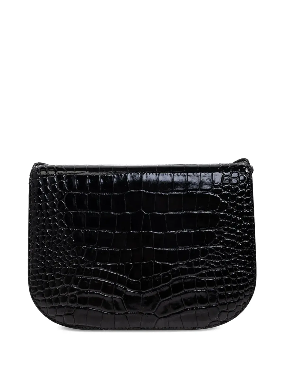 Furla Sfera クロコダイル型押し ショルダーバッグ - 画像3