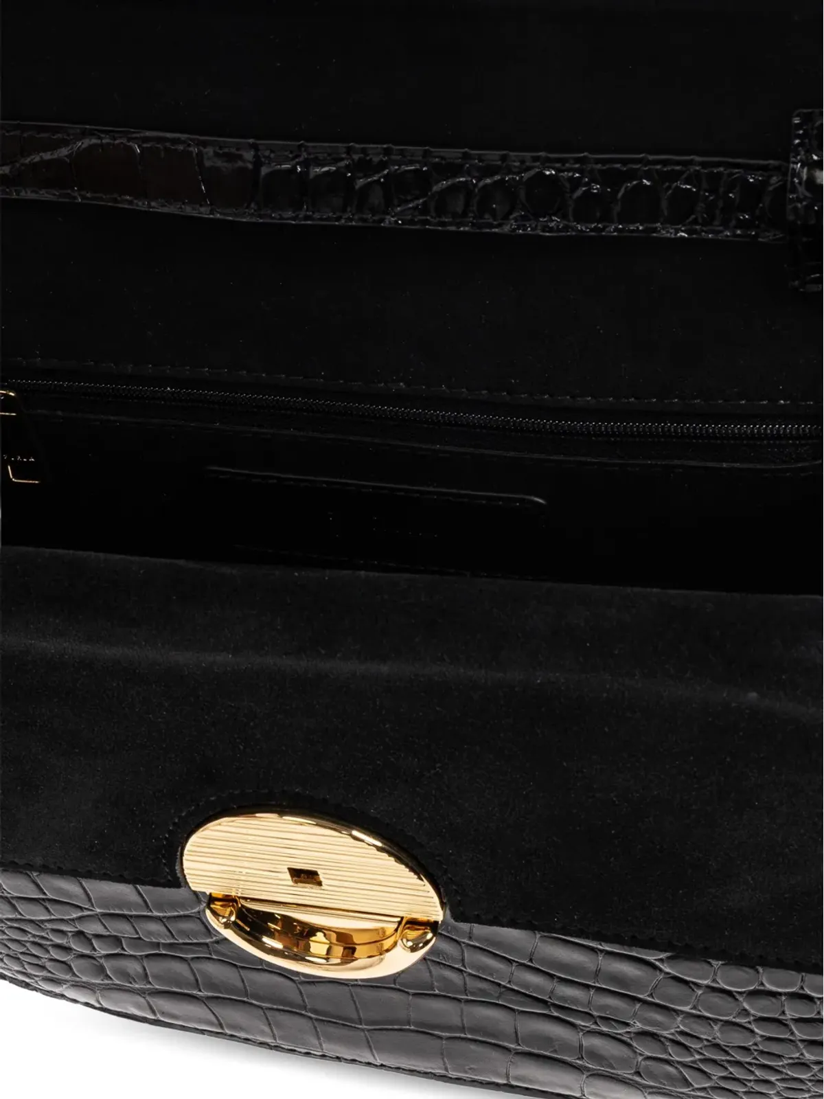 Furla Sfera クロコダイル型押し ショルダーバッグ - 画像4