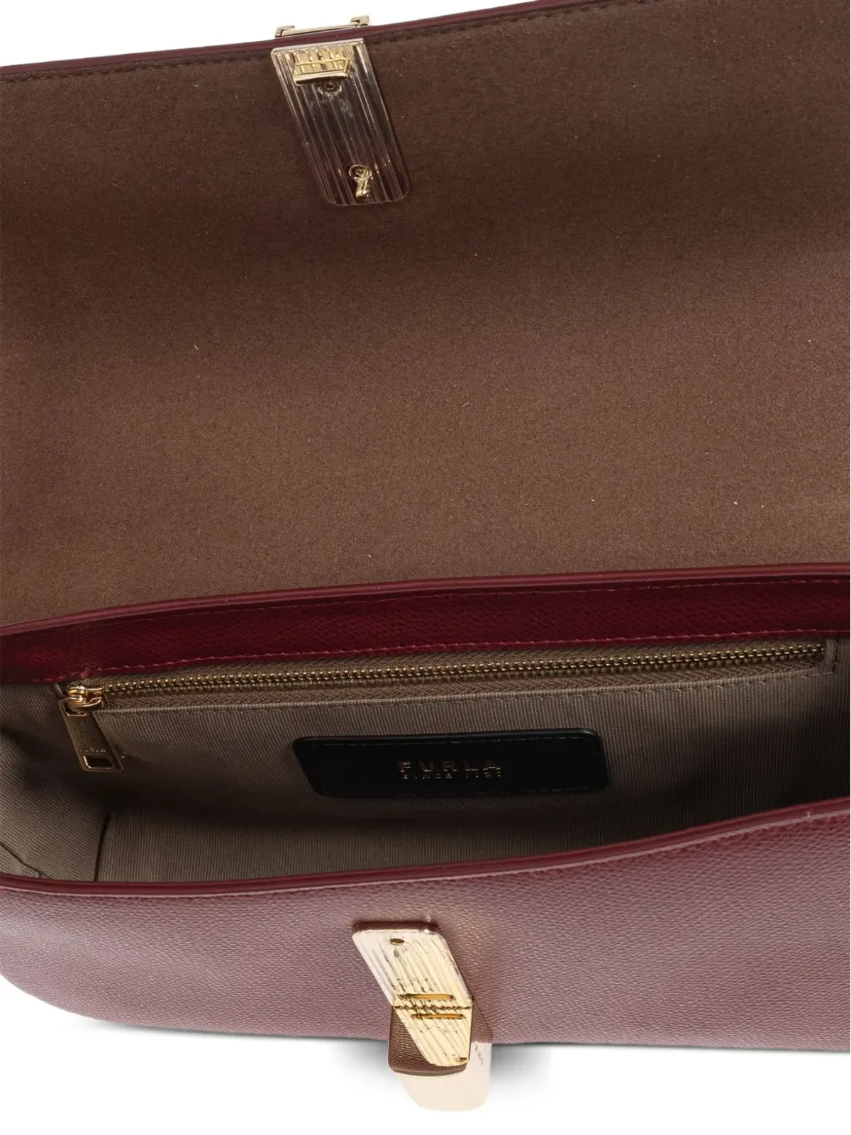 Furla Iride レザー ショルダーバッグ - 画像4