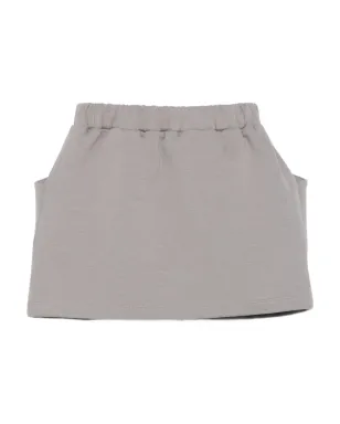 Douuod Kids elastic-waistband pocket mini skirt - Grey - サムネイル2