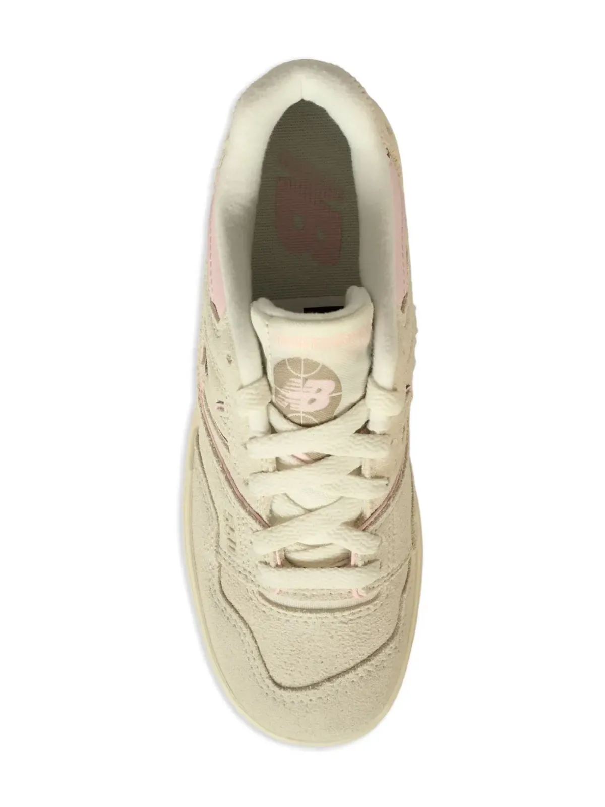 New Balance Kids 550 スエードスニーカー - 画像4