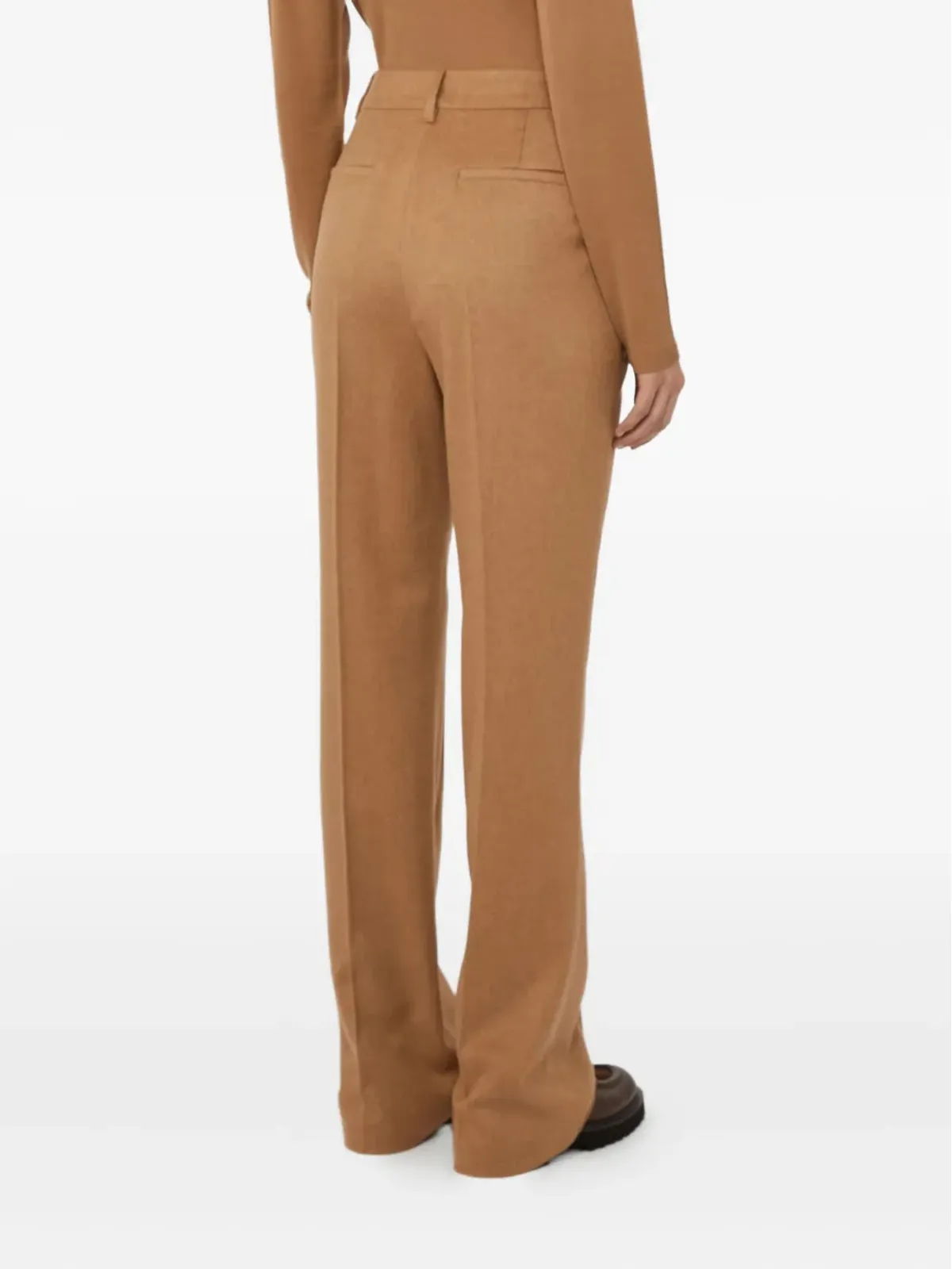 Max Mara プリーツキャメルパンツ - 画像2