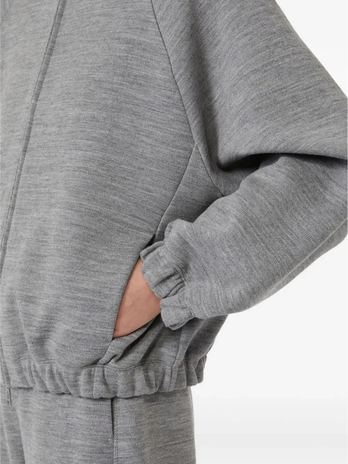Max Mara ジップフロントポケットセーター - 画像4