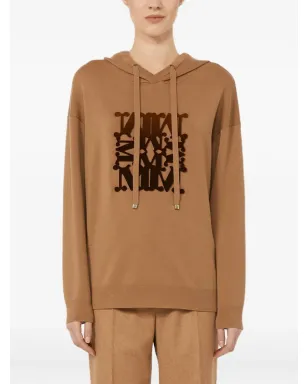 Max Mara ベルベットロゴ・フーディ - サムネイル1