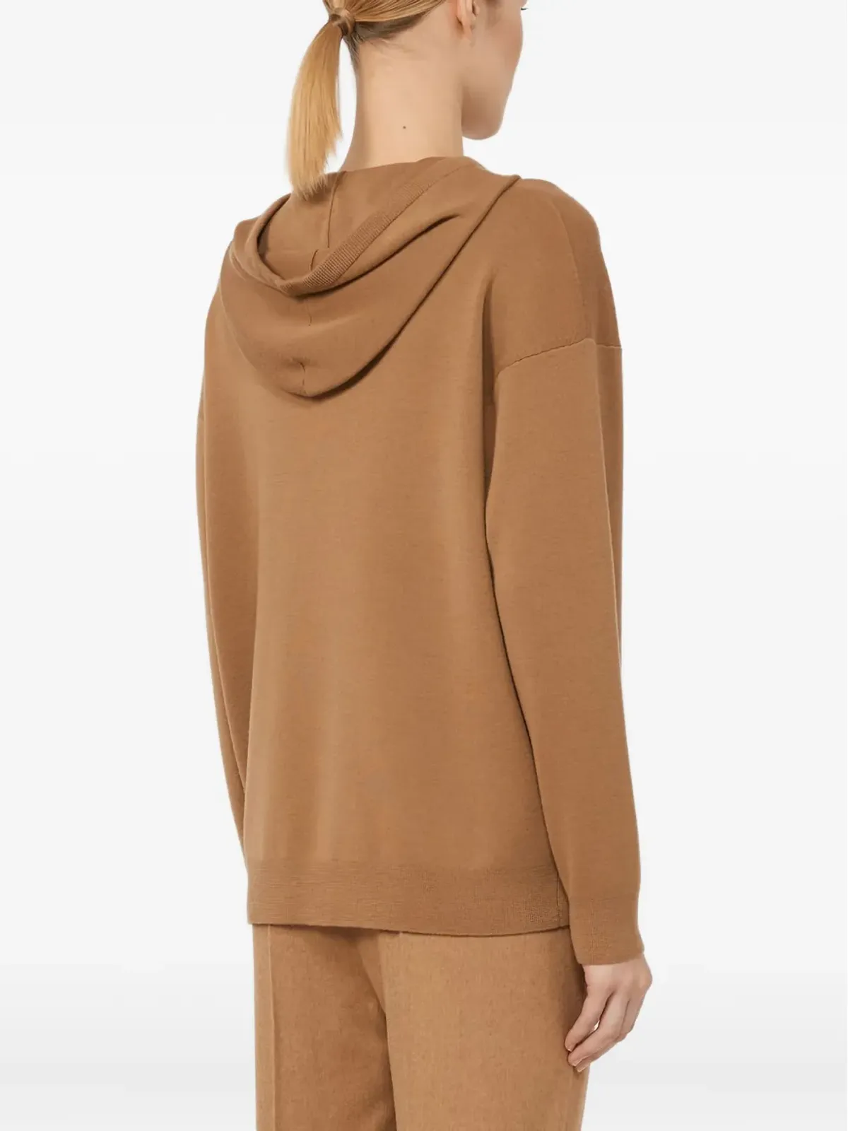 Max Mara ベルベットロゴ・フーディ - 画像2