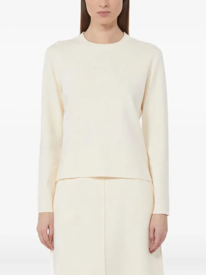 Max Mara Max Mara ロゴエンボスニットセーターの商品画像