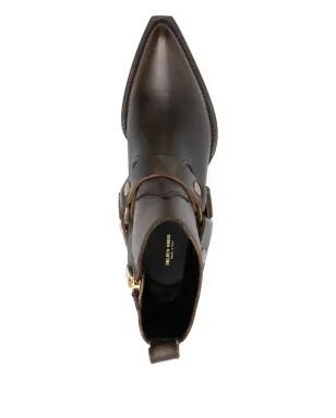 Golden Goose レザー アンクルストラップ ブーツ - サムネイル4