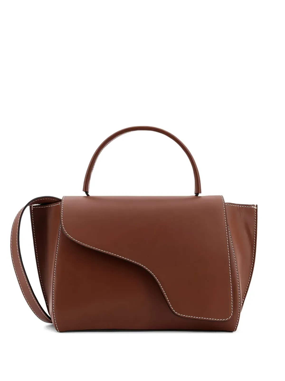ATP Atelier Arezzo コントラストステッチ トートバッグ - 画像1