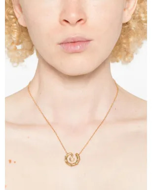 Panconesi Serpent Medallion chain necklace - Gold - サムネイル2