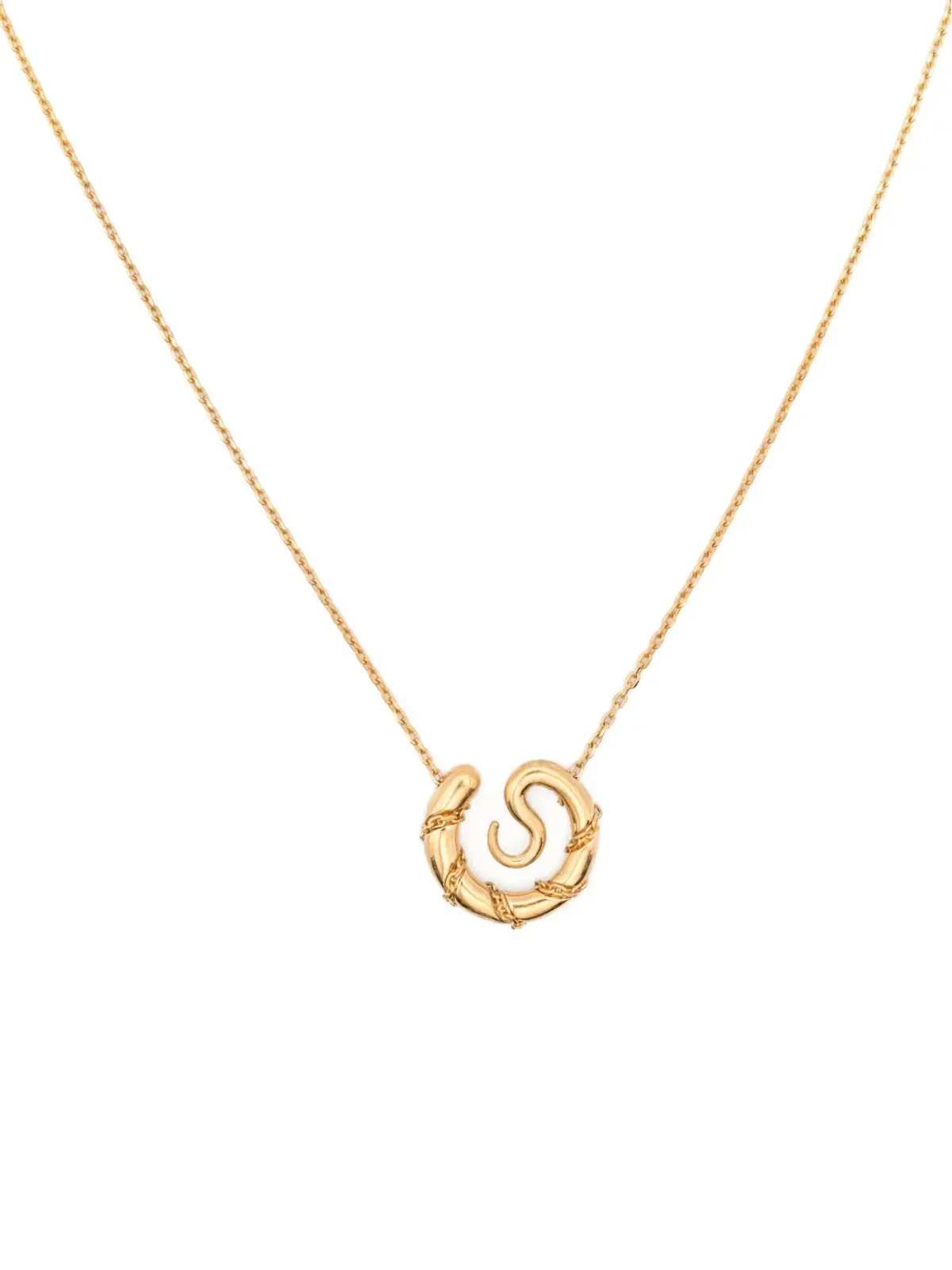 Panconesi Serpent Medallion chain necklace - Gold - 画像3