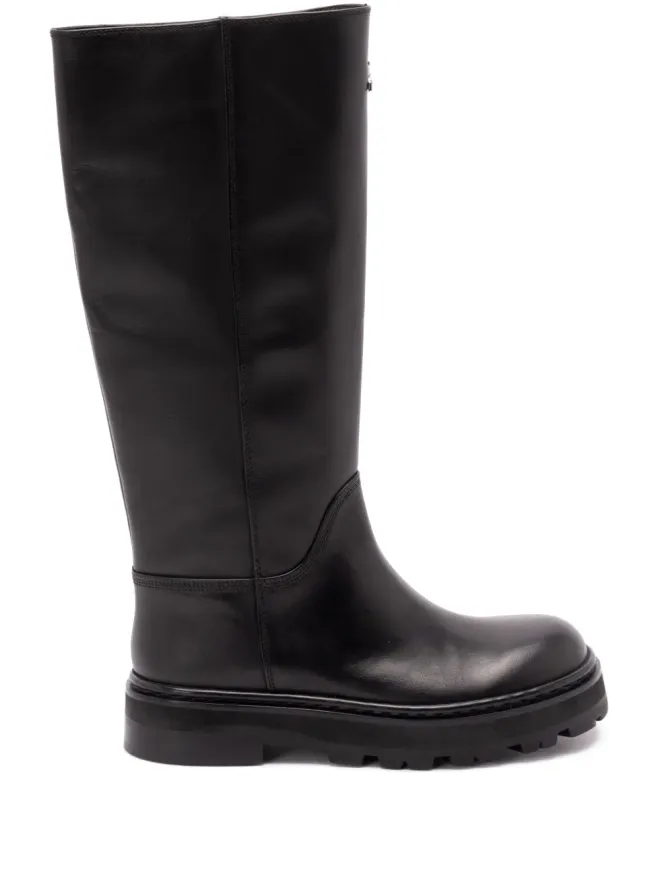 Patrizia Pepe Patrizia Pepe ジップディテール ニーハイブーツの商品画像