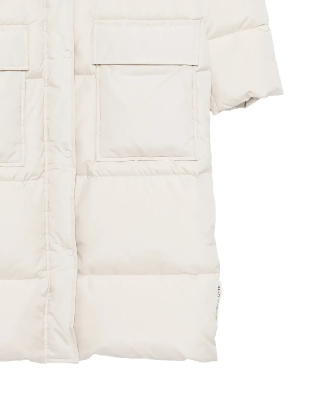 Marc O'Polo フラップポケット付きジップアップ オーバーサイズコート - 画像3