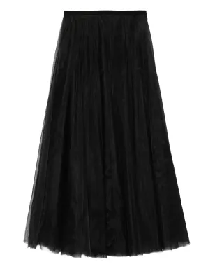 Parlor プリーツチュールスカート - Black - サムネイル1
