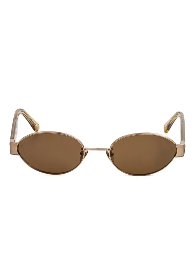 Linda Farrow Linda Farrow Sadie オーバルフレーム サングラスの商品画像