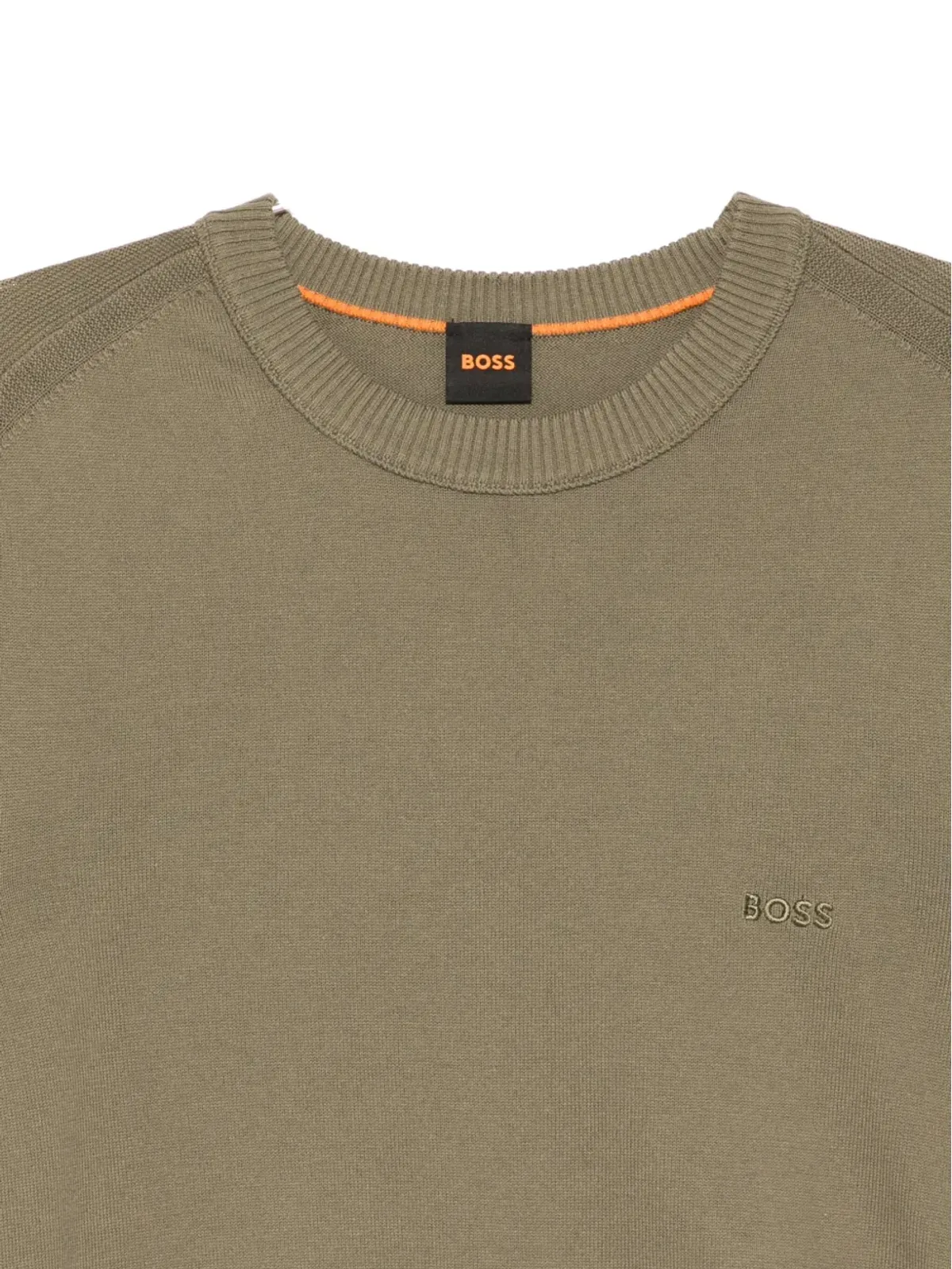 BOSS ロゴ刺繍入りクルーネックセーター - 画像3
