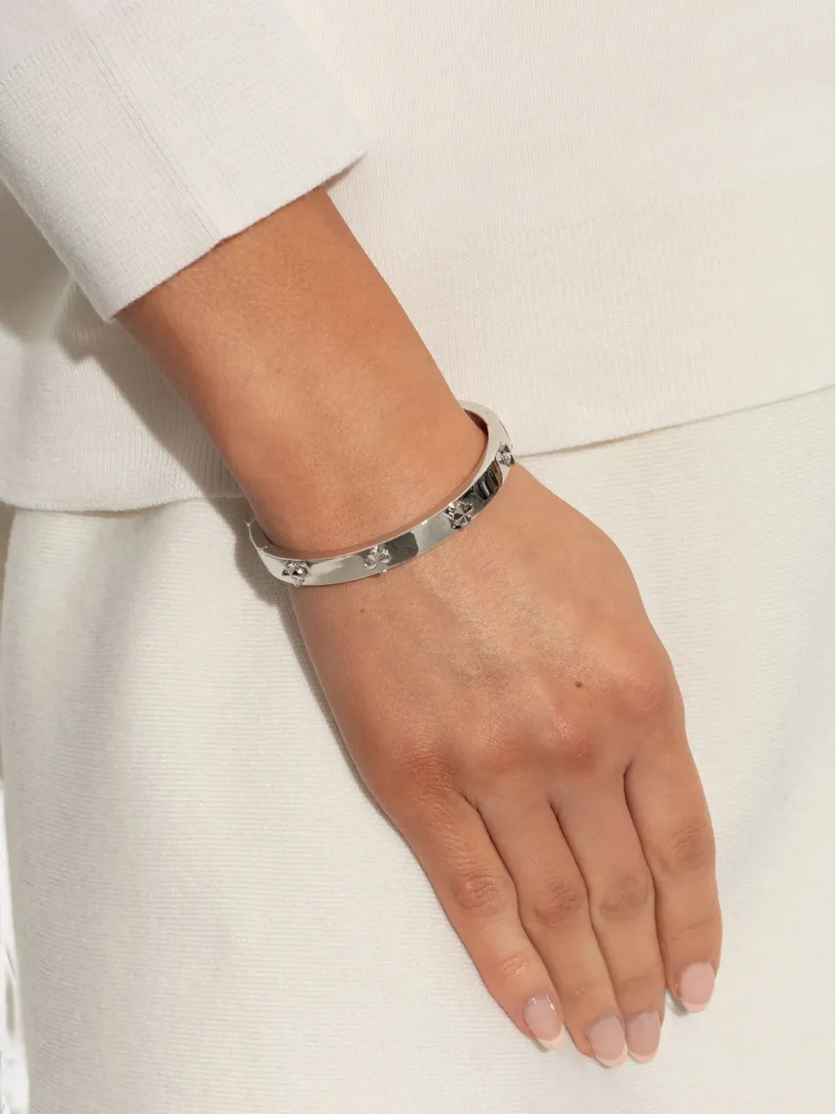 Kate Spade クローバー装飾 バングル - 画像2