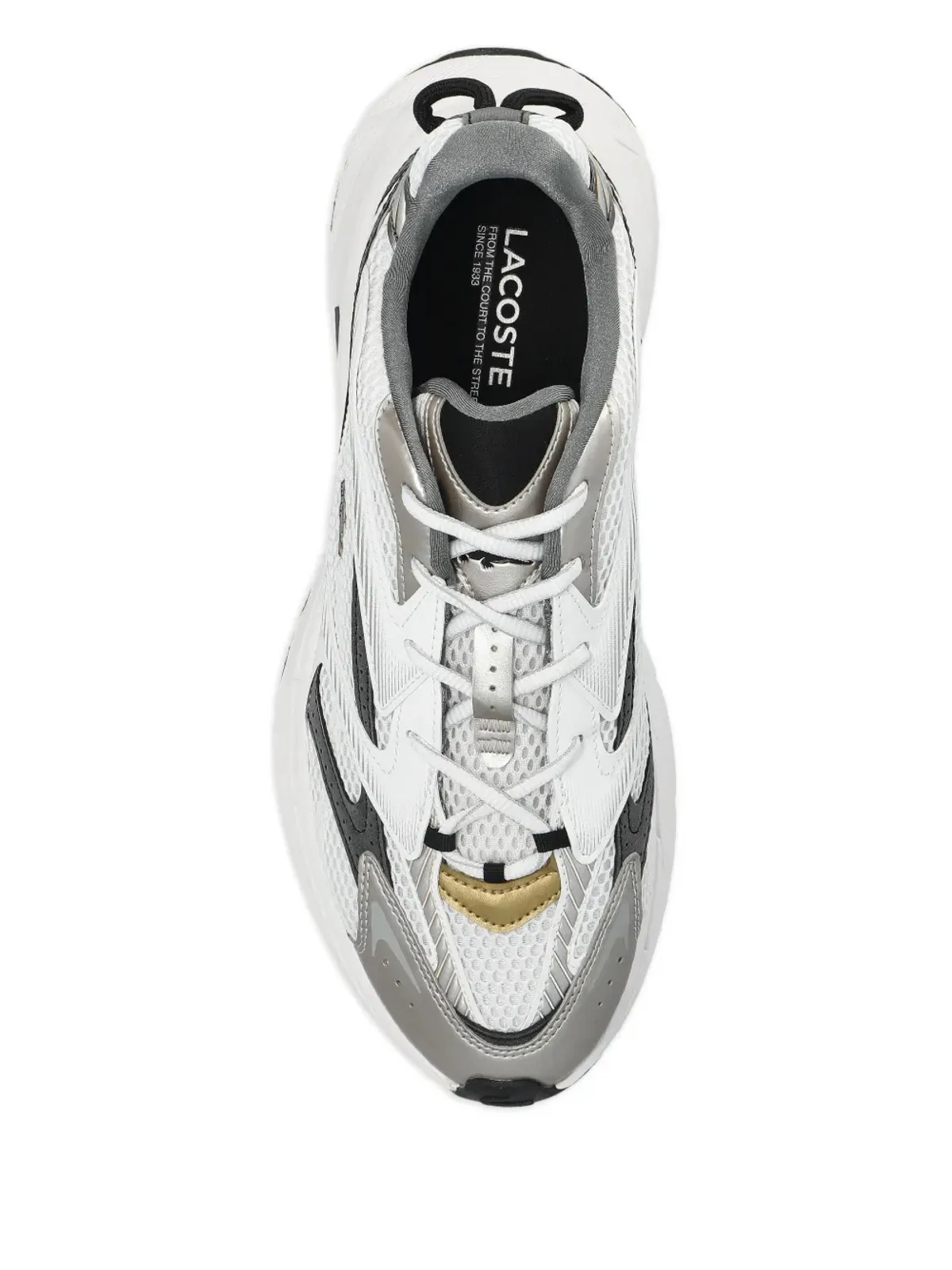 Lacoste L003 Neo Shot レースアップ メッシュスニーカー - ホワイト - 画像4