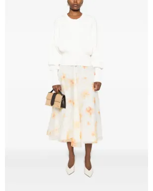 Altuzarra 花柄プリントのシルクミディスカート - サムネイル2