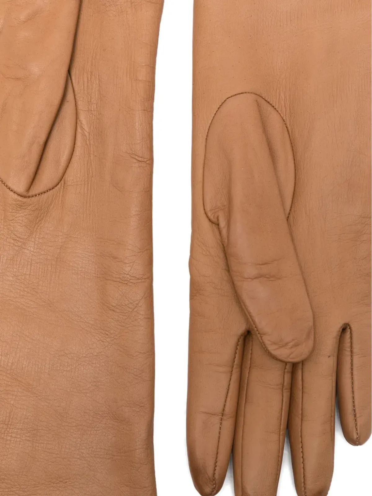 Max Mara ラムスキン手袋 ブラウン - 画像3