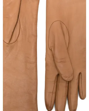 Max Mara ラムスキン手袋 ブラウン - サムネイル3