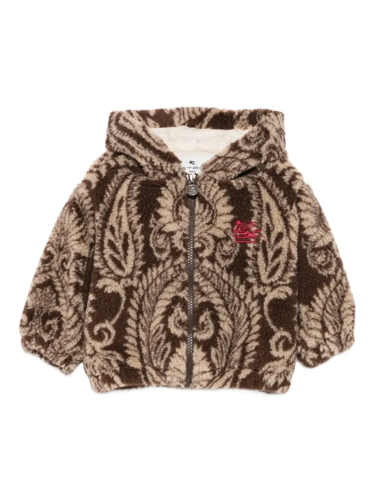 ETRO KIDS ペイズリーパターン フード付きジャケット - 画像1