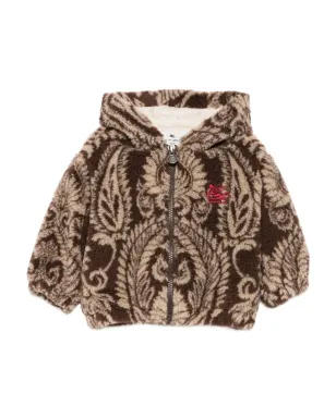 ETRO KIDS ペイズリーパターン フード付きジャケット - サムネイル1