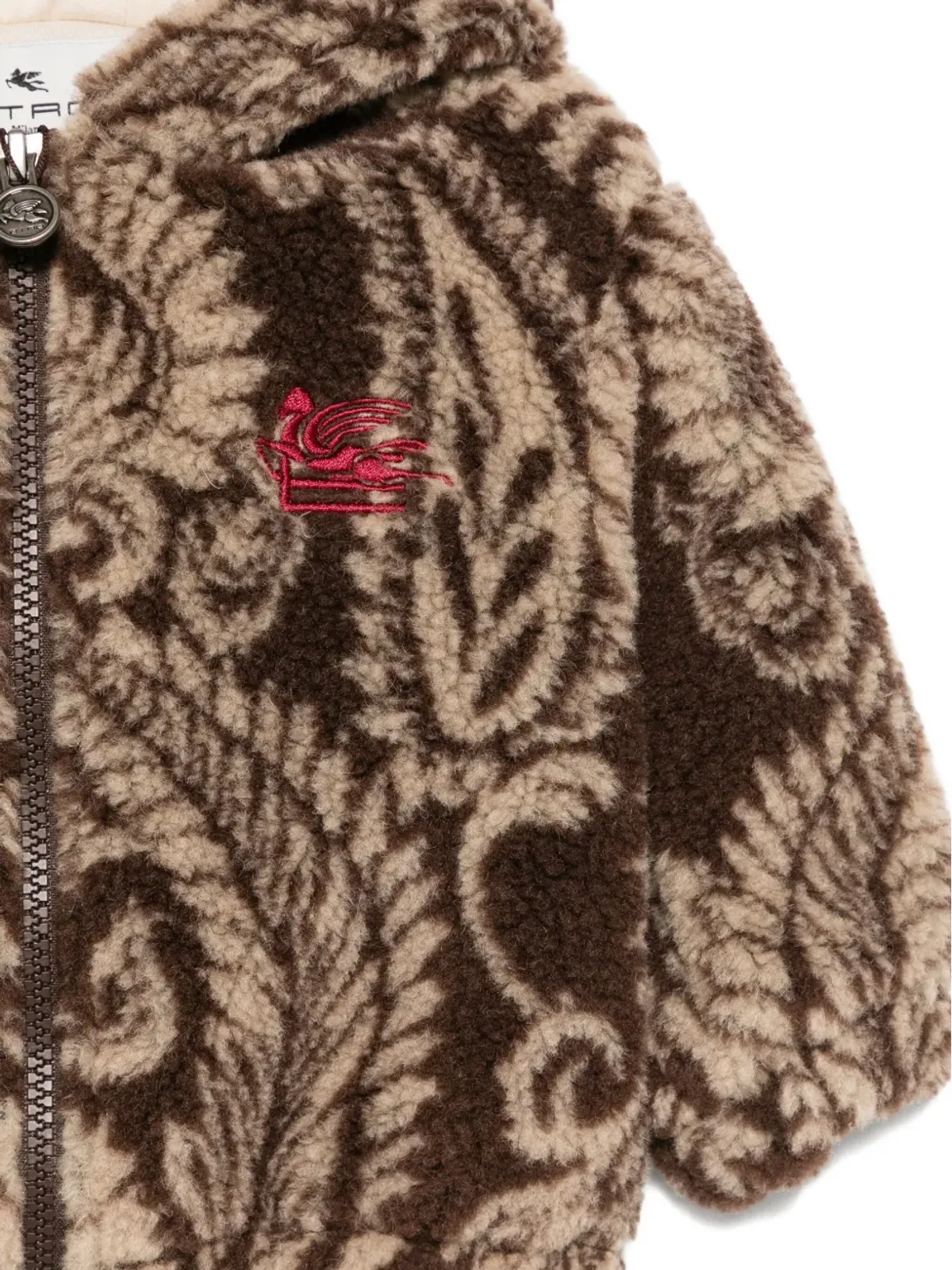 ETRO KIDS ペイズリーパターン フード付きジャケット - 画像3