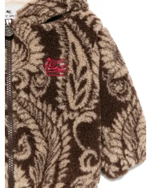 ETRO KIDS ペイズリーパターン フード付きジャケット - サムネイル3