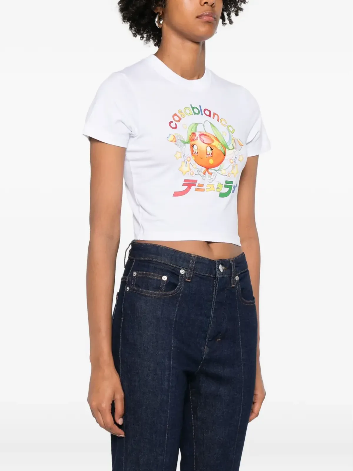 Casablanca フルーツプリント Tシャツ - 画像3
