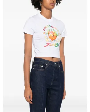 Casablanca フルーツプリント Tシャツ - サムネイル3