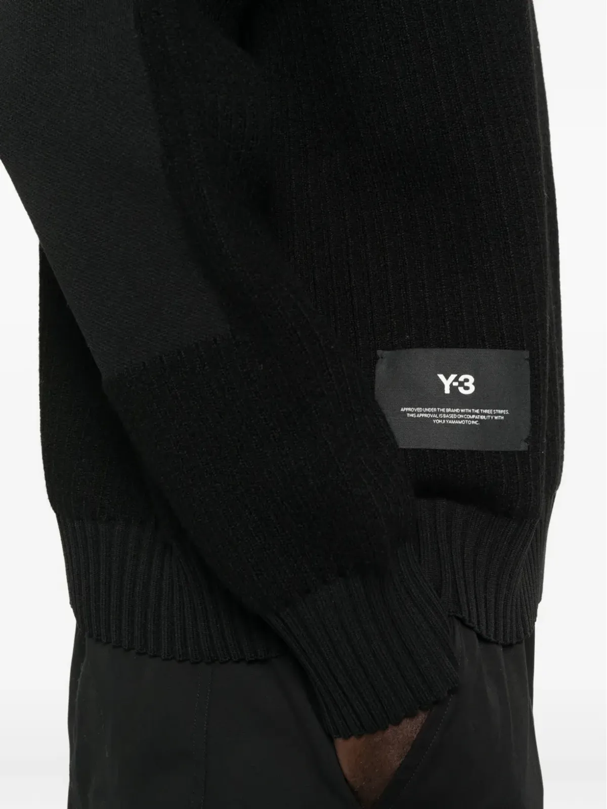 Y-3 リブ編み クルーネック セーター - 画像5