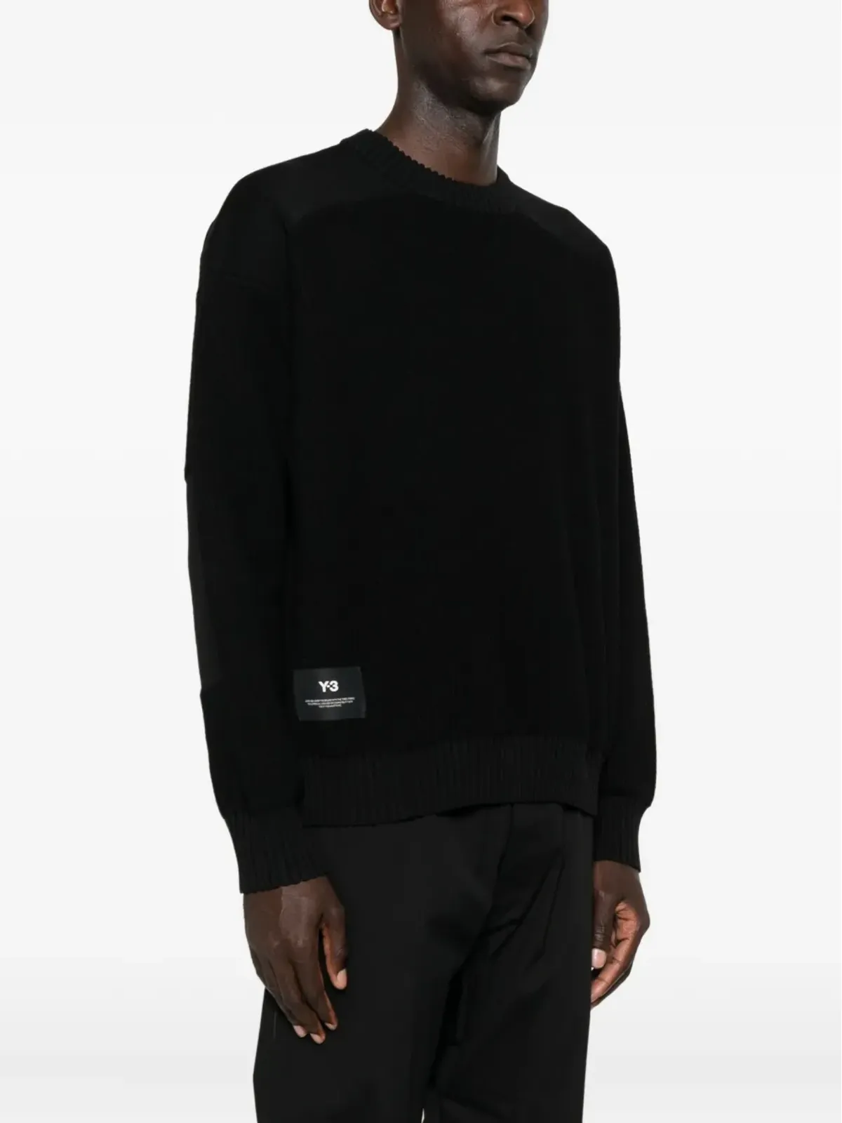 Y-3 リブ編み クルーネック セーター - 画像3