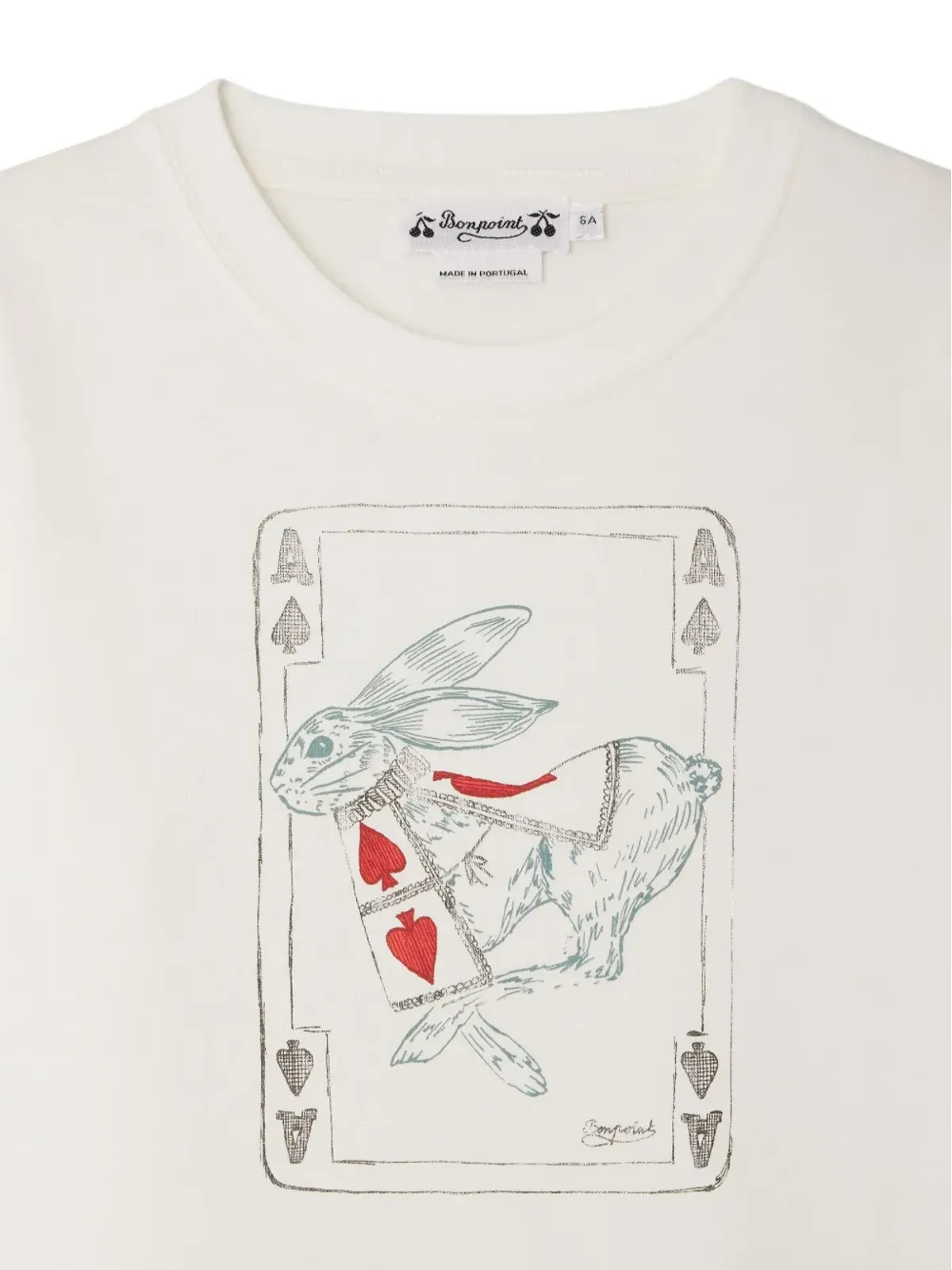 Bonpoint タッダ ラビットプリント トップス - 画像3