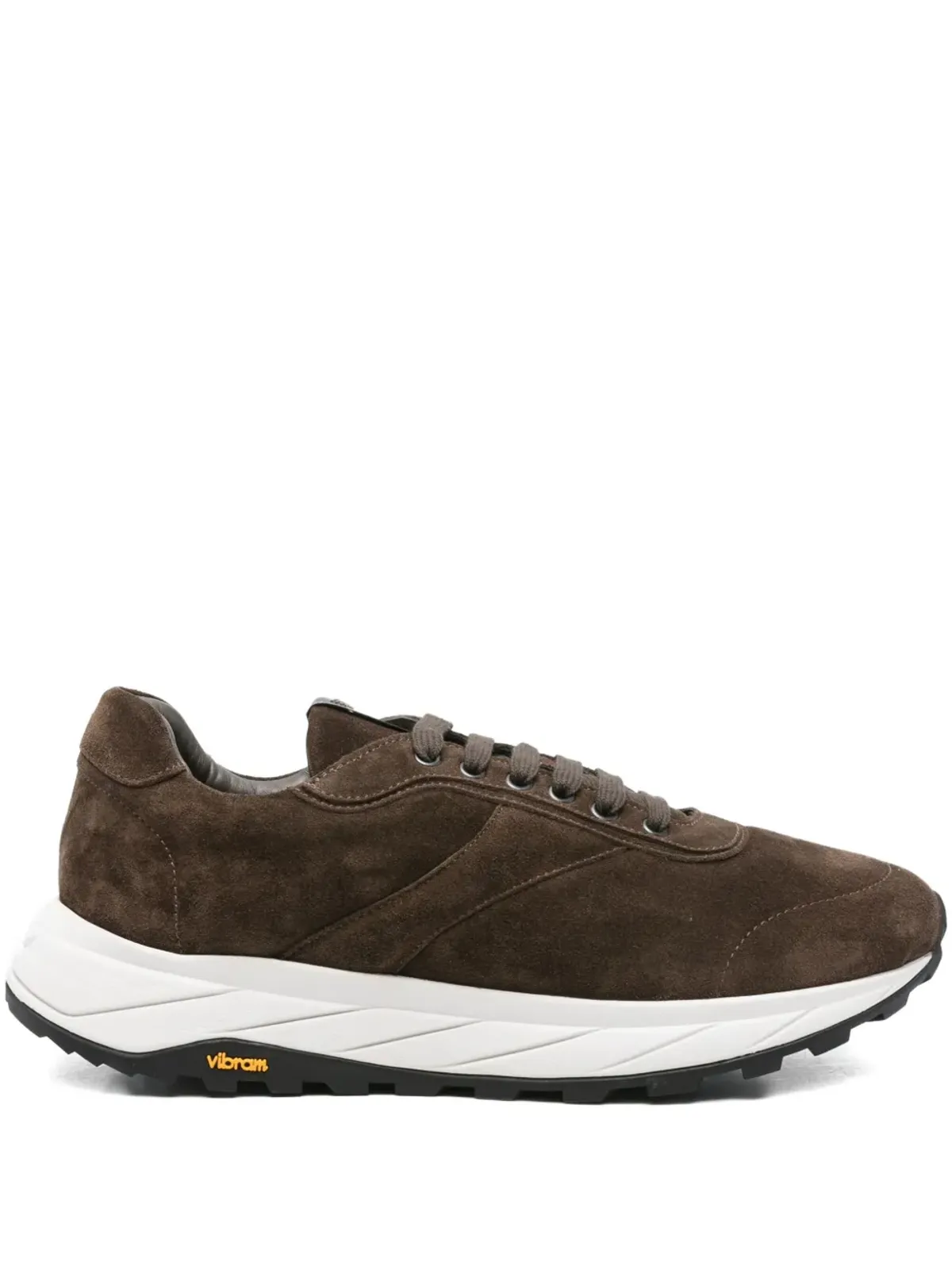 Corneliani スエード レースアップ スニーカー - ブラウン - 画像1
