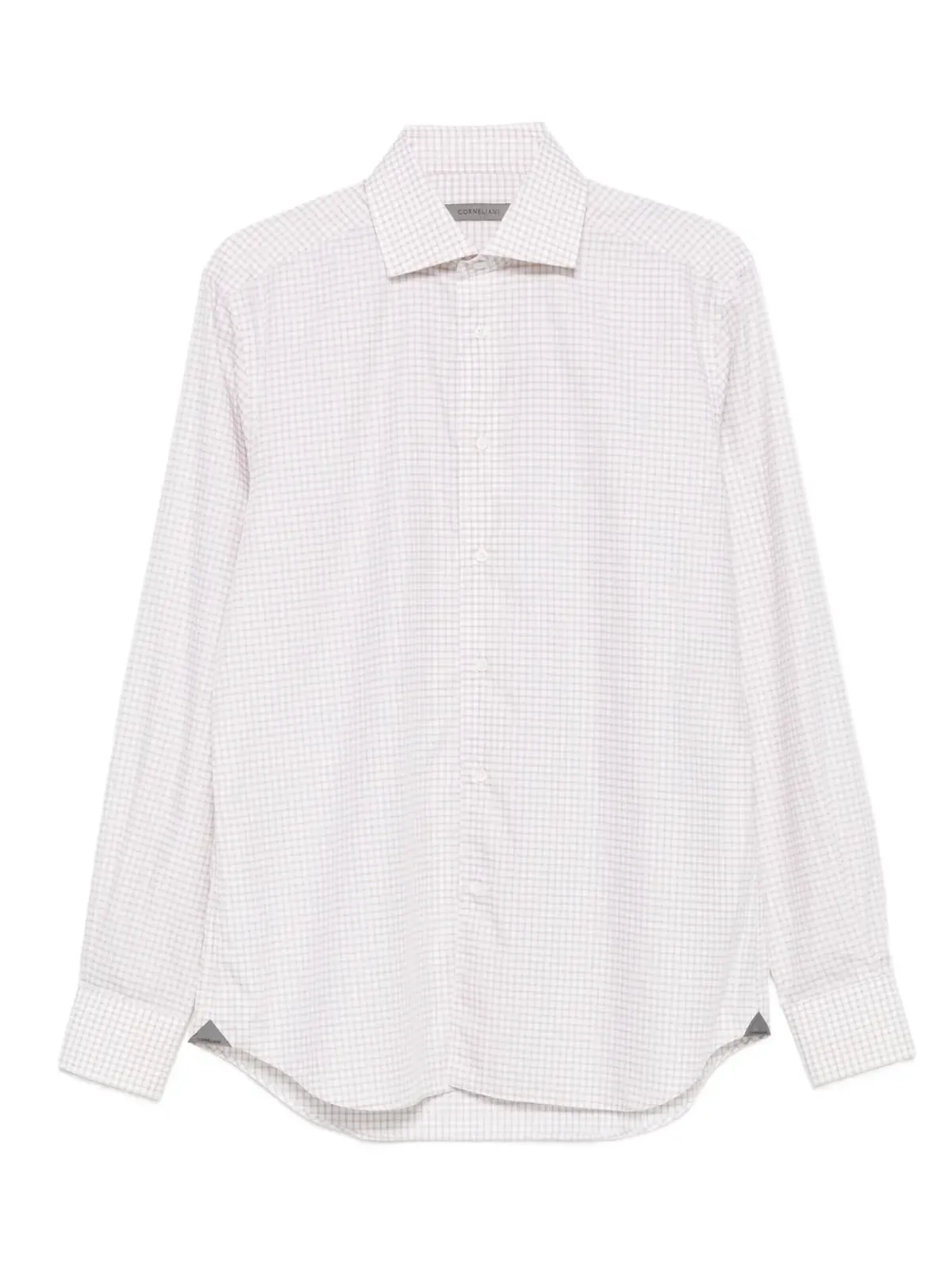 Corneliani チェック柄長袖シャツ - 画像1