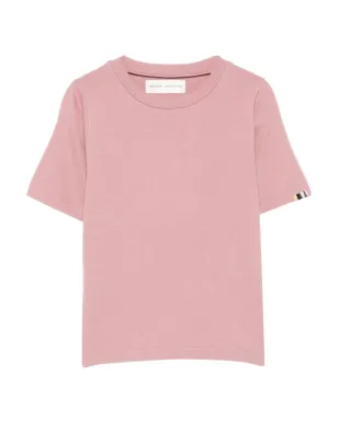 extreme cashmere 半袖クルーネックTシャツ（ピンク） - サムネイル1
