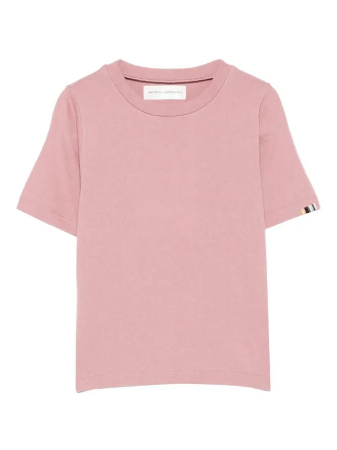 extreme cashmere extreme cashmere 半袖クルーネックTシャツ（ピンク）の商品画像
