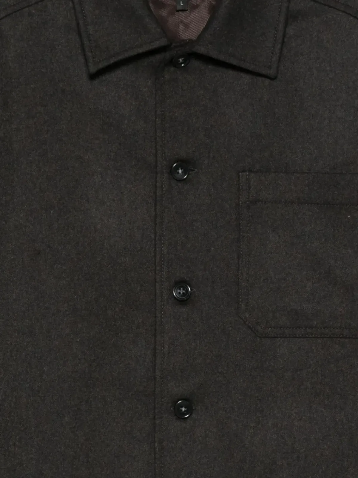 A.P.C. 長袖シャツ - ブラウン - 画像3