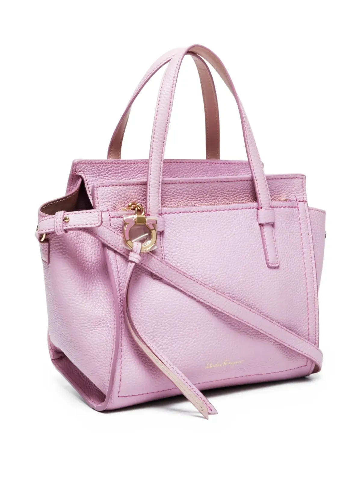Ferragamo Pre-Owned エイミー レザー トートバッグ - 画像3