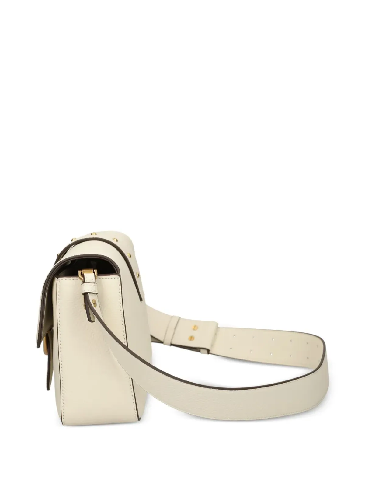 PINKO Love スタッズ付きレザーショルダーバッグ - 画像5