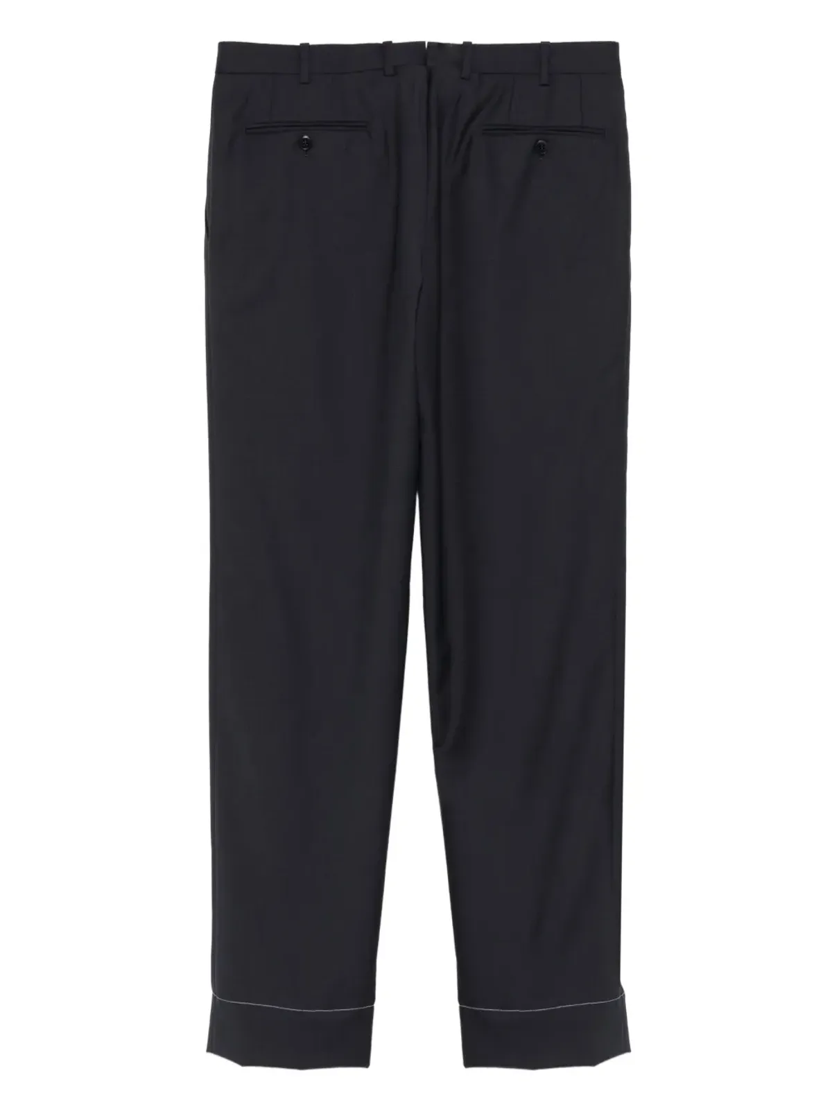 Brioni ボタン留めカフ付きテーラードパンツ - ブルー - 画像2